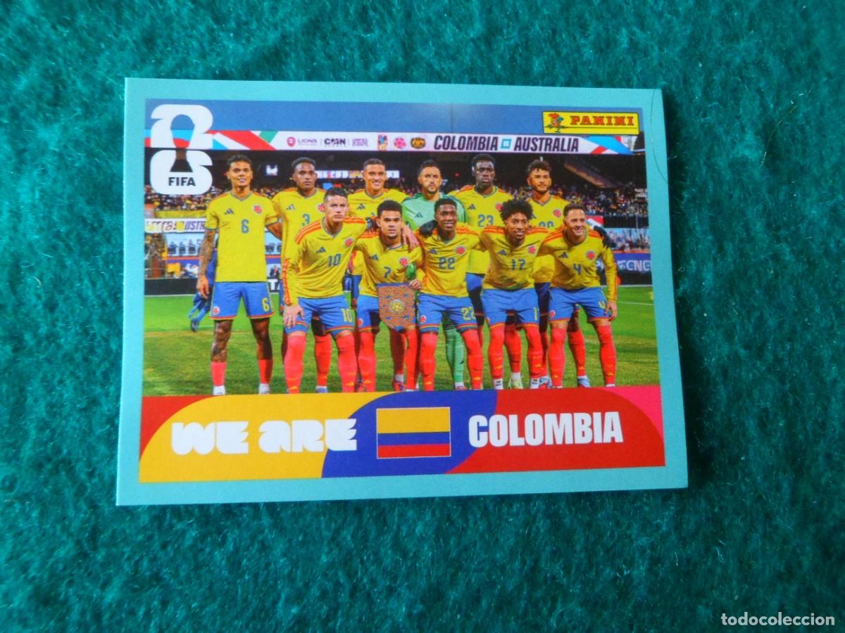 Fu&szlig;ball-Sticker: CROMO FIFA WORLD CUP 2026. PANINI. EQUIPO (TEAM) COLOMBIA. COL 13