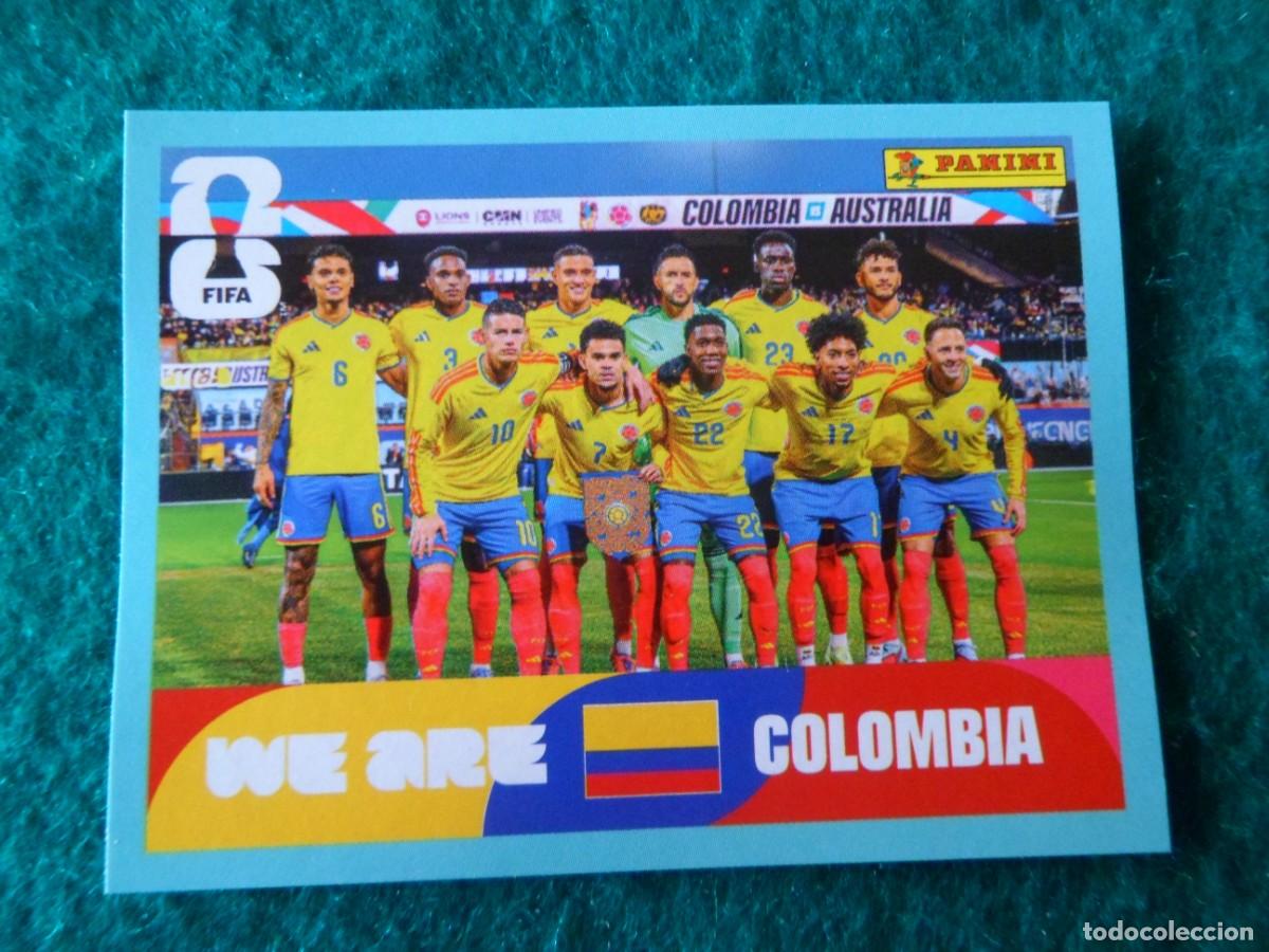 Fu&szlig;ball-Sticker: CROMO FIFA WORLD CUP 2026. PANINI. EQUIPO (TEAM) COLOMBIA. COL 13