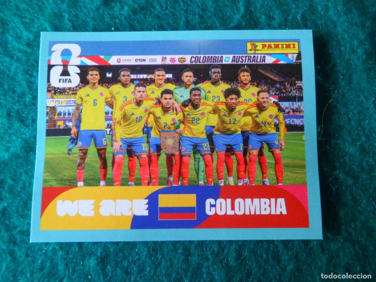 Fu&szlig;ball-Sticker: CROMO FIFA WORLD CUP 2026. PANINI. EQUIPO (TEAM) COLOMBIA. COL 13