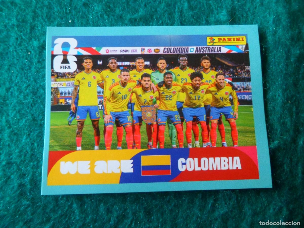 Fu&szlig;ball-Sticker: CROMO FIFA WORLD CUP 2026. PANINI. EQUIPO (TEAM) COLOMBIA. COL 13