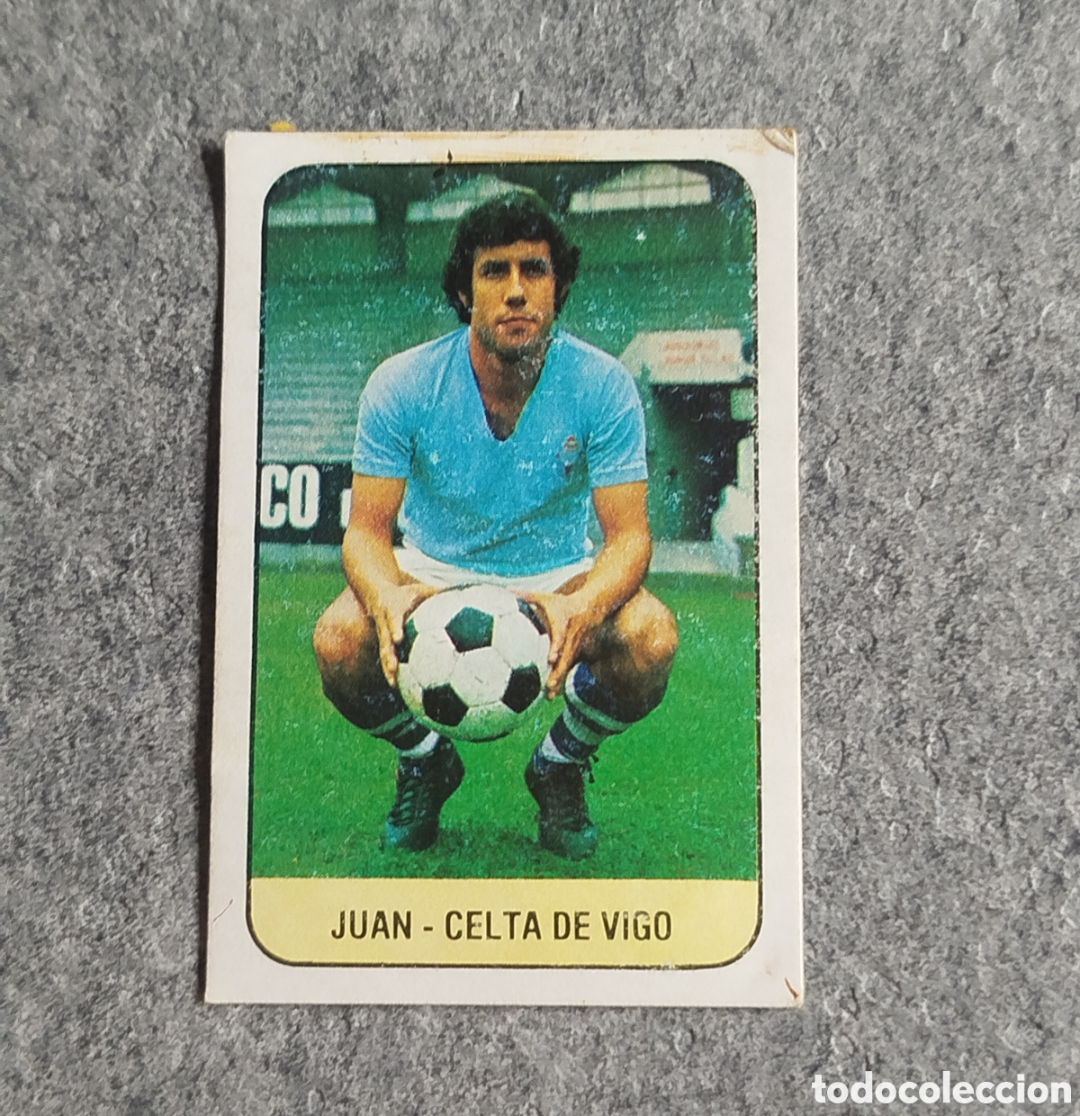 Fu&szlig;ball-Sticker: BAJA JUAN CELTA DE VIGO 78 79 1978 1979 EDICIONES ESTE DESPEGADO CROMO
