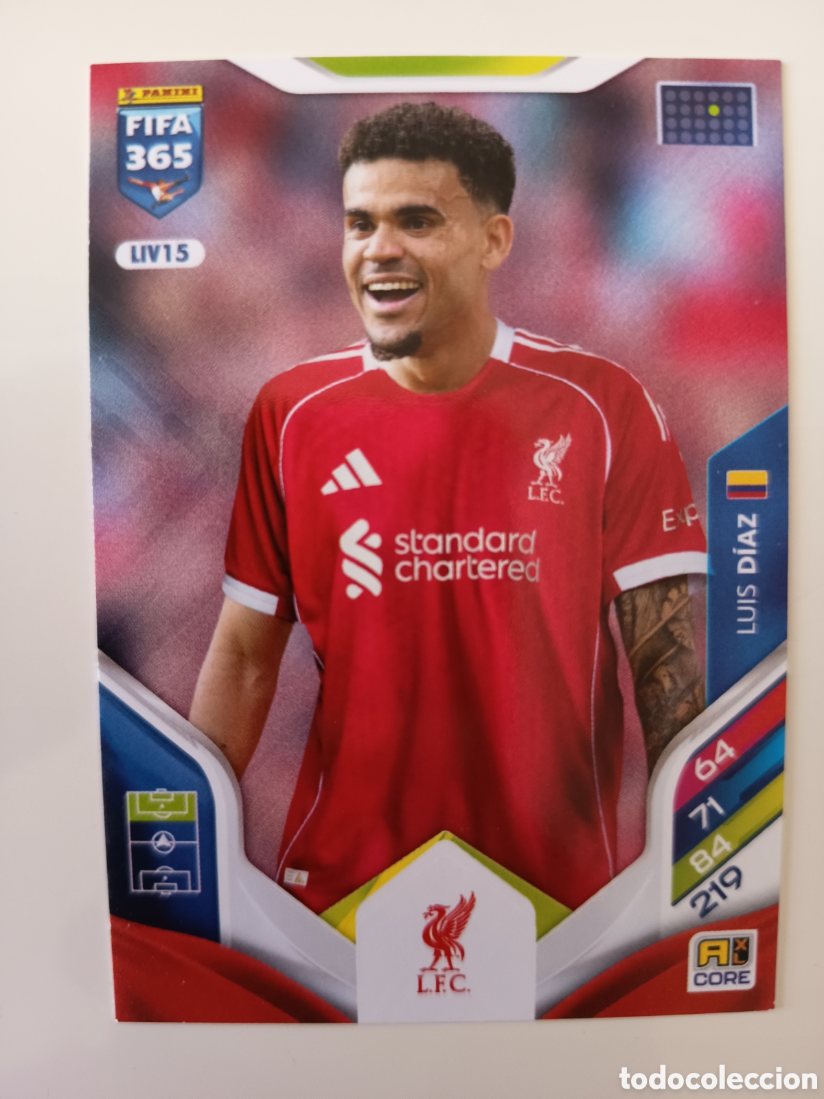Cromos de Futebol: LIV15 Luis D&iacute;a, adrenalyn FIFA 365 2025-2026
