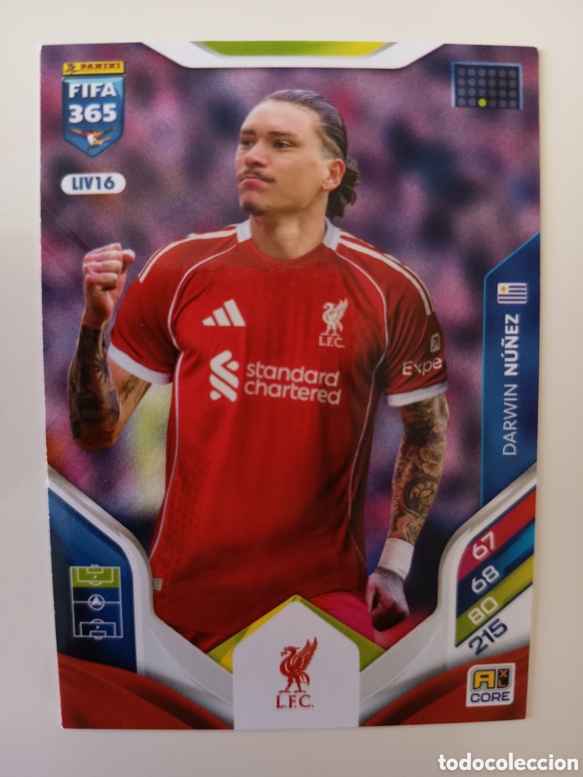 Cromos de f&uacute;tbol: LIV16 Darwin N&uacute;&ntilde;ez adrenalyn FIFA 365 2025-2026