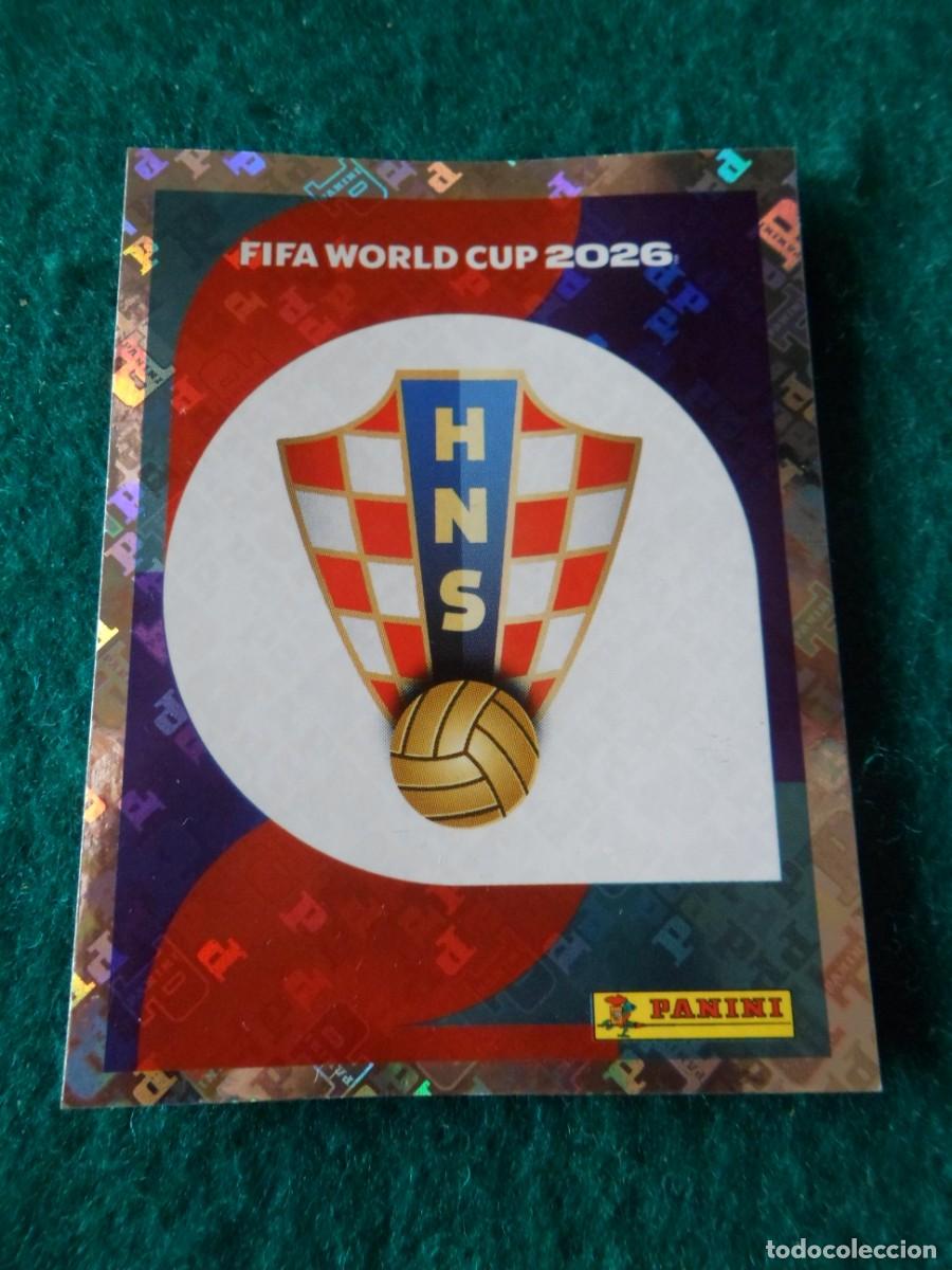 Cromos de Futebol: CROMO FIFA WORLD CUP 2026. PANINI. LOGO CROACIA. CRO 1