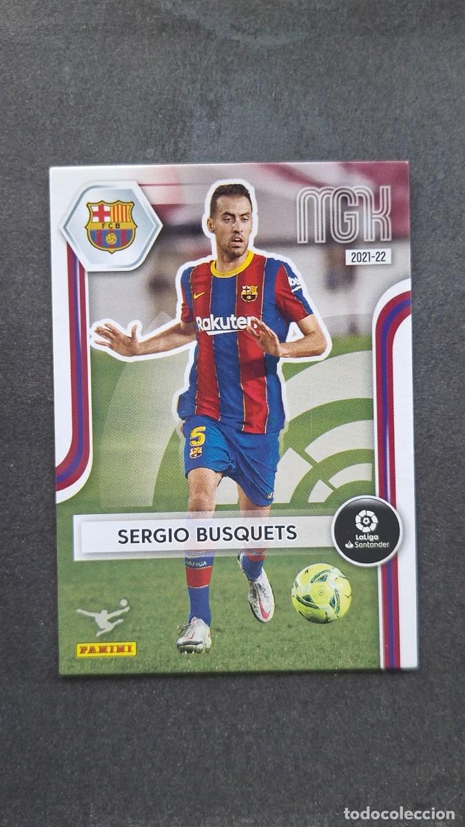 Cromos de f&uacute;tbol: L1 SERGIO BUSQUETS F. C. BARCELONA 65 PANINI MEGACRACKS 2021 2022 21 22