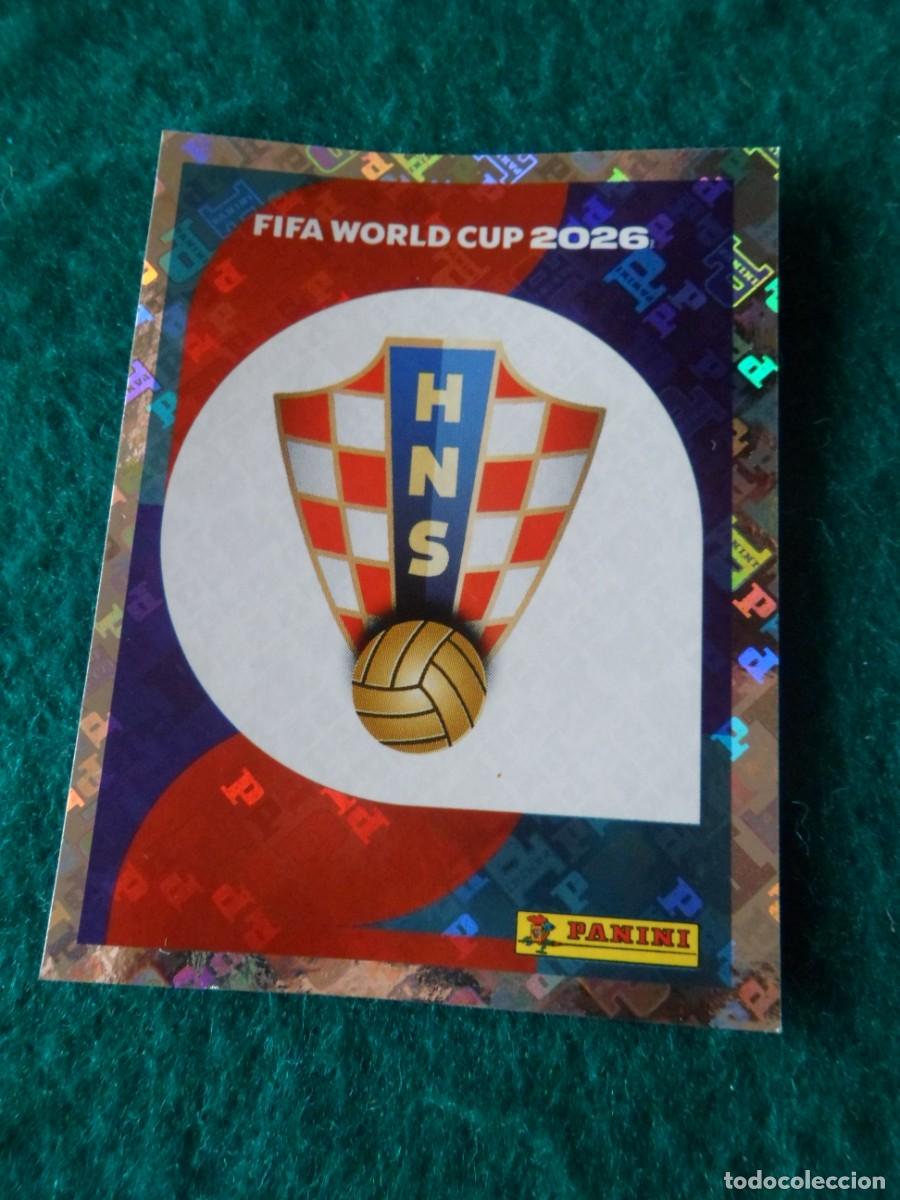 Cromos de Futebol: CROMO FIFA WORLD CUP 2026. PANINI. LOGO CROACIA. CRO 1