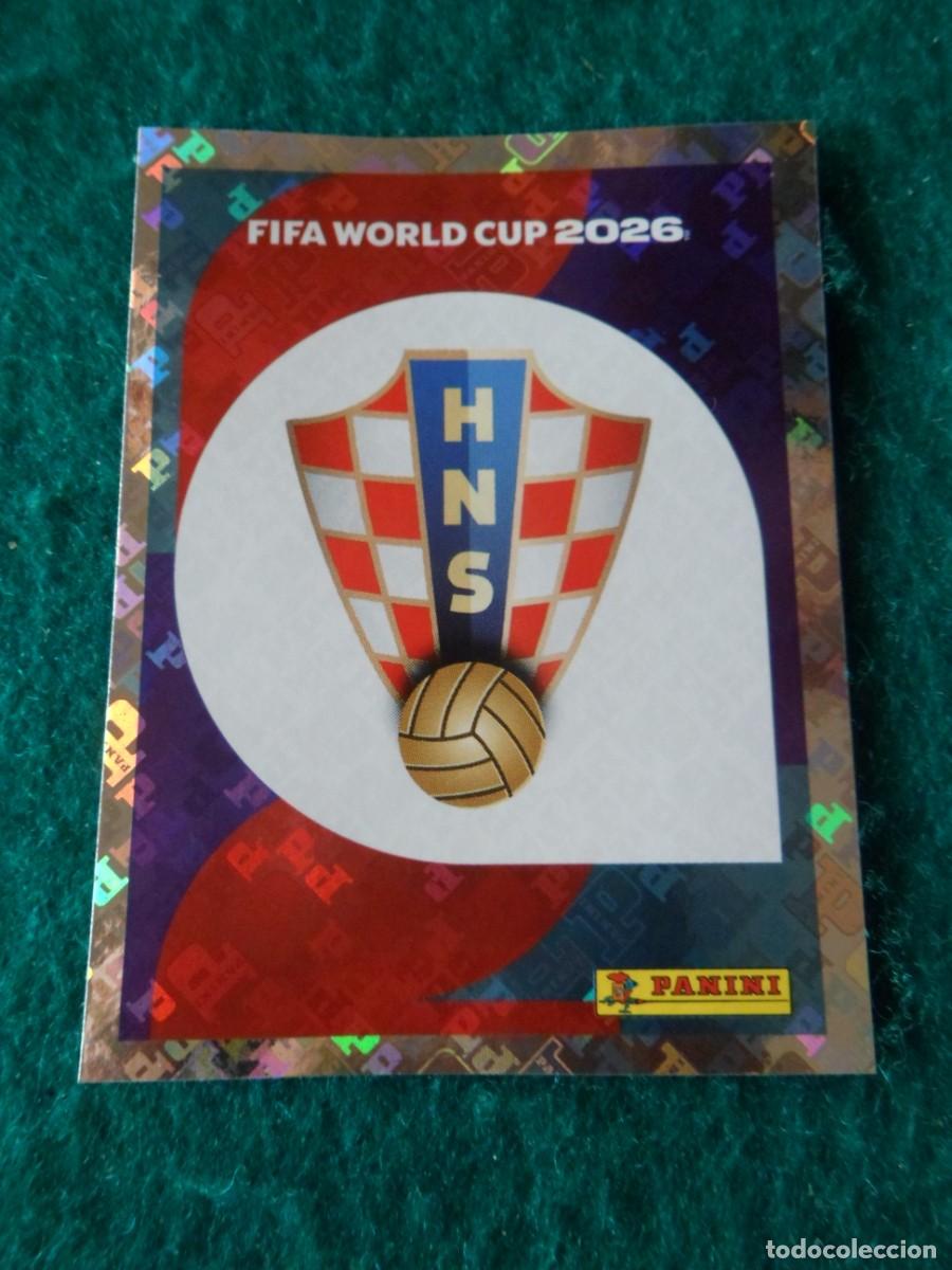 Cromos de Futebol: CROMO FIFA WORLD CUP 2026. PANINI. LOGO CROACIA. CRO 1