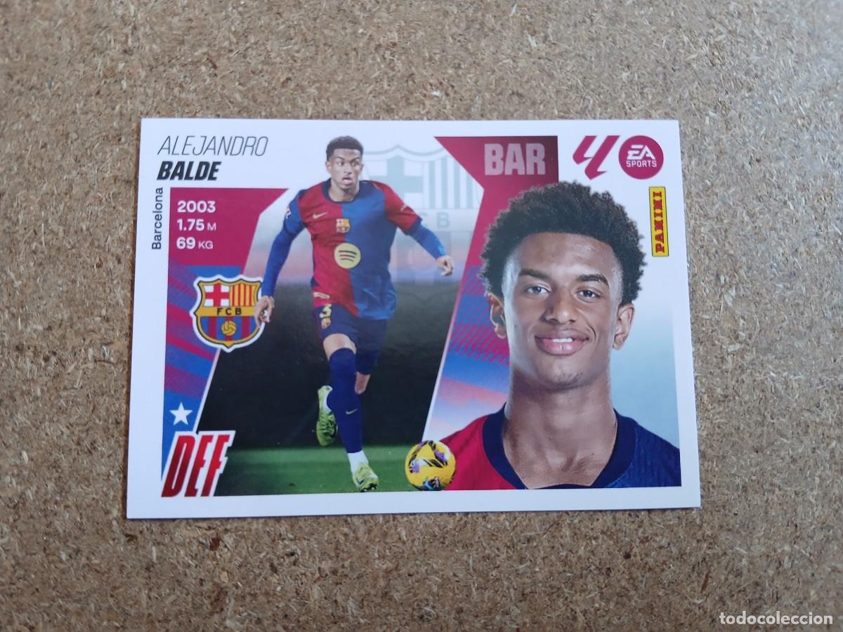 Cromos de f&uacute;tbol: ALEJANDRO BALDE - FC BARCELONA N&ordm; 10 A LIGA ESTE 2025 2026 - 25 26