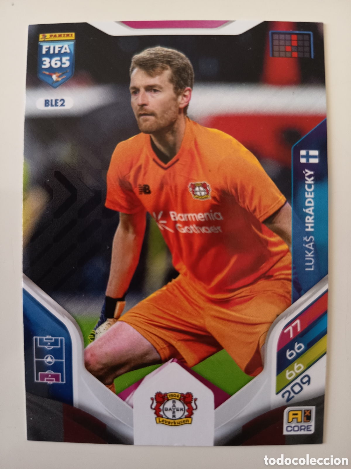 Cromos de f&uacute;tbol: BLE2 Lukas Hradecky adrenalyn FIFA 365 2025-2026