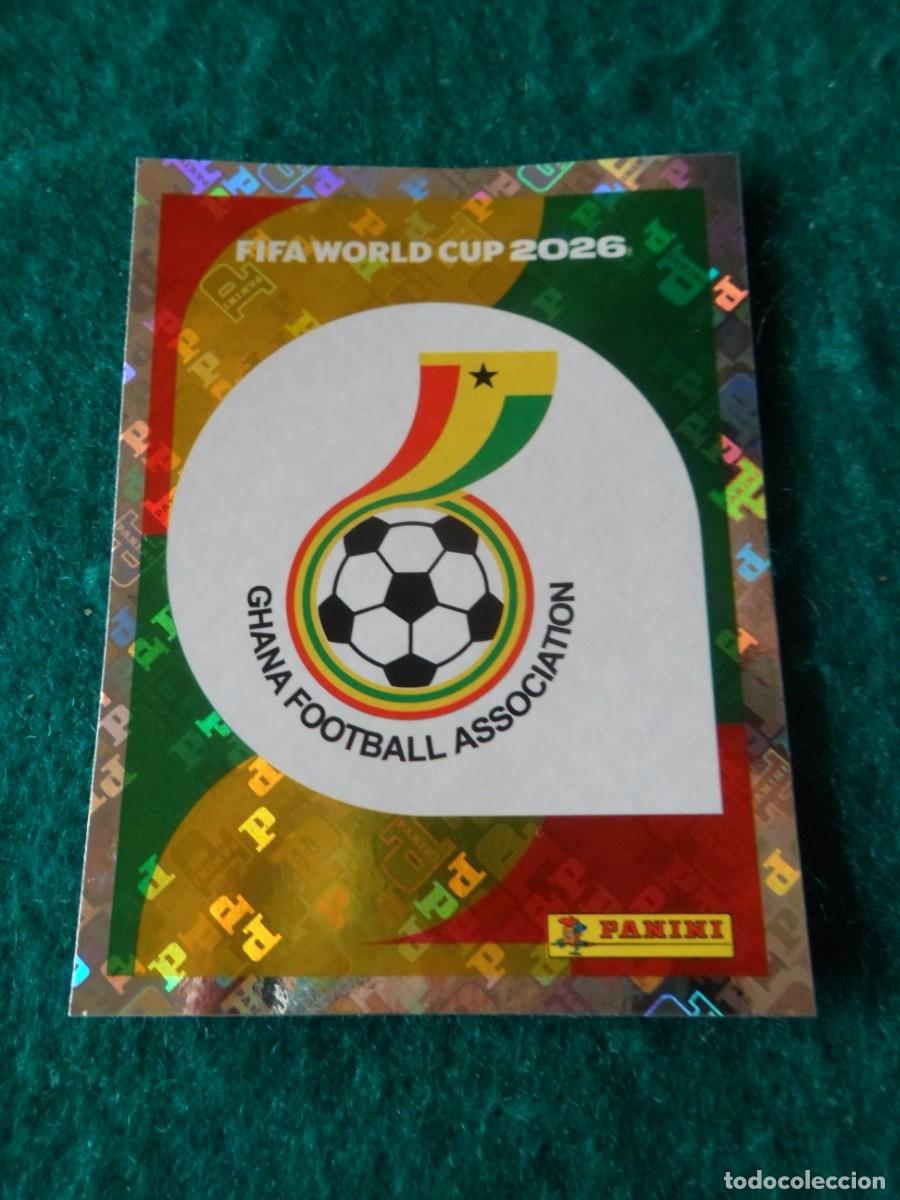 Football Stickers: CROMO FIFA WORLD CUP 2026. PANINI. LOGO GHANA. GHA 1
