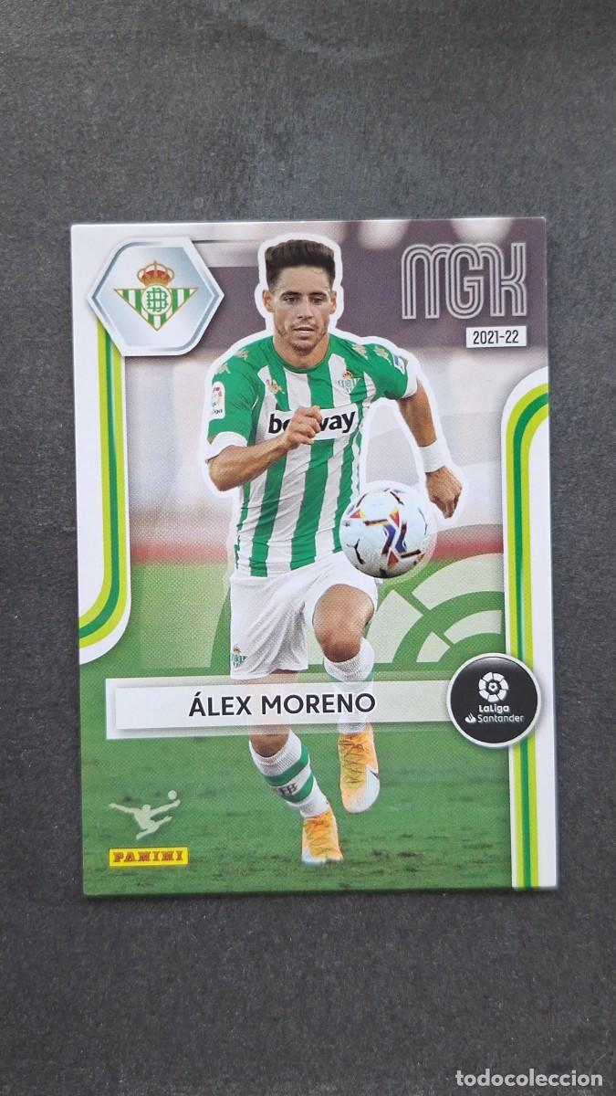 Cromos de f&uacute;tbol: L1 ALEX MORENO REAL BETIS BALOMPIE 80 PANINI MEGACRACKS 2021 2022 21 22