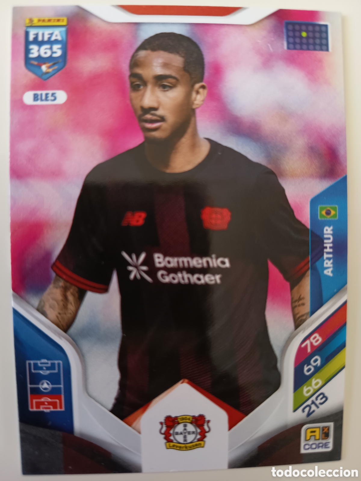 Cromos de f&uacute;tbol: BLE5 Arthur adrenalyn FIFA 365 2025-2026