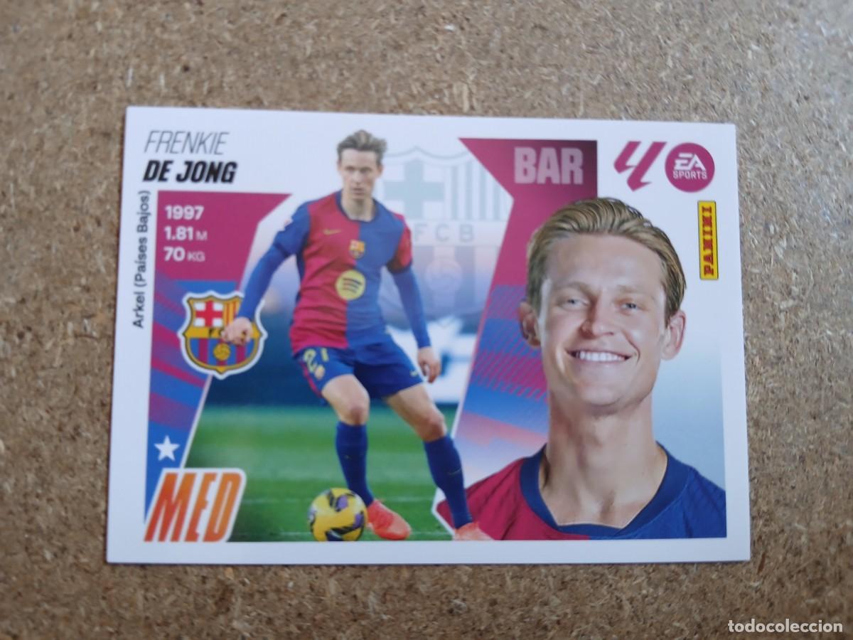 Cromos de f&uacute;tbol: FRENKIE DE JONG - FC BARCELONA N&ordm; 12 LIGA ESTE 2025 2026 - 25 26