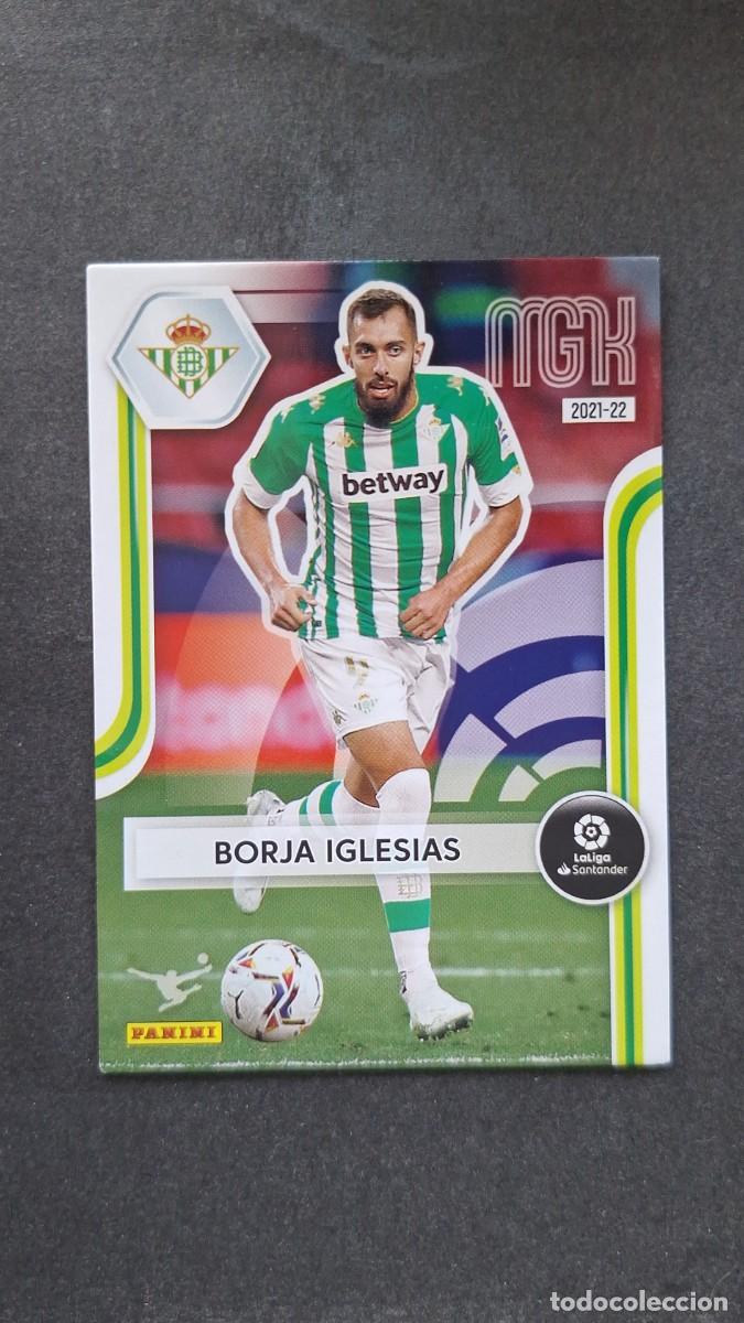 Cromos de f&uacute;tbol: L1 BORJA IGLESIAS REAL BETIS BALOMPIE 89 PANINI MEGACRACKS 2021 2022 21 22