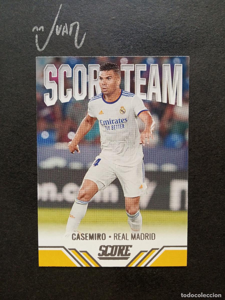 Cromos de f&uacute;tbol: N&ordm; 14 SCORE TEAM CASEMIRO REAL MADRID BRASIL MUNDIAL 2026 ⚽ PANINI &reg; FIFA 2021 2022 LIGA 21 22 NUEVO