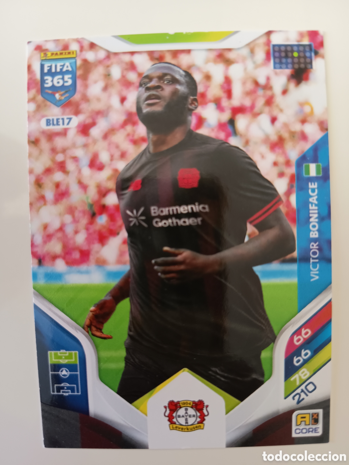Cromos de f&uacute;tbol: BLE17 V&iacute;ctor Boniface adrenalyn FIFA 365 2025-2026