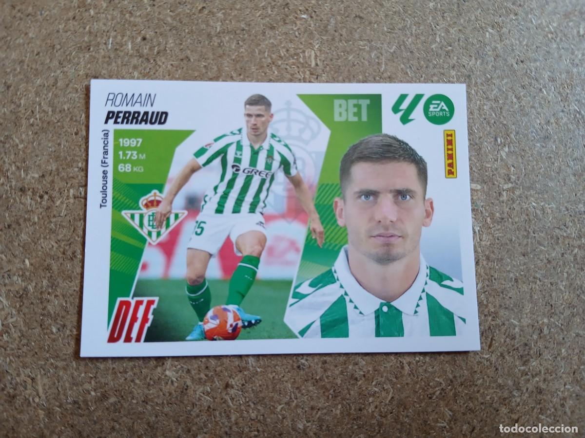 Cromos de f&uacute;tbol: ROMAN PERRAUD - REAL BETIS N&ordm; 9 LIGA ESTE 2025 2026 - 25 26