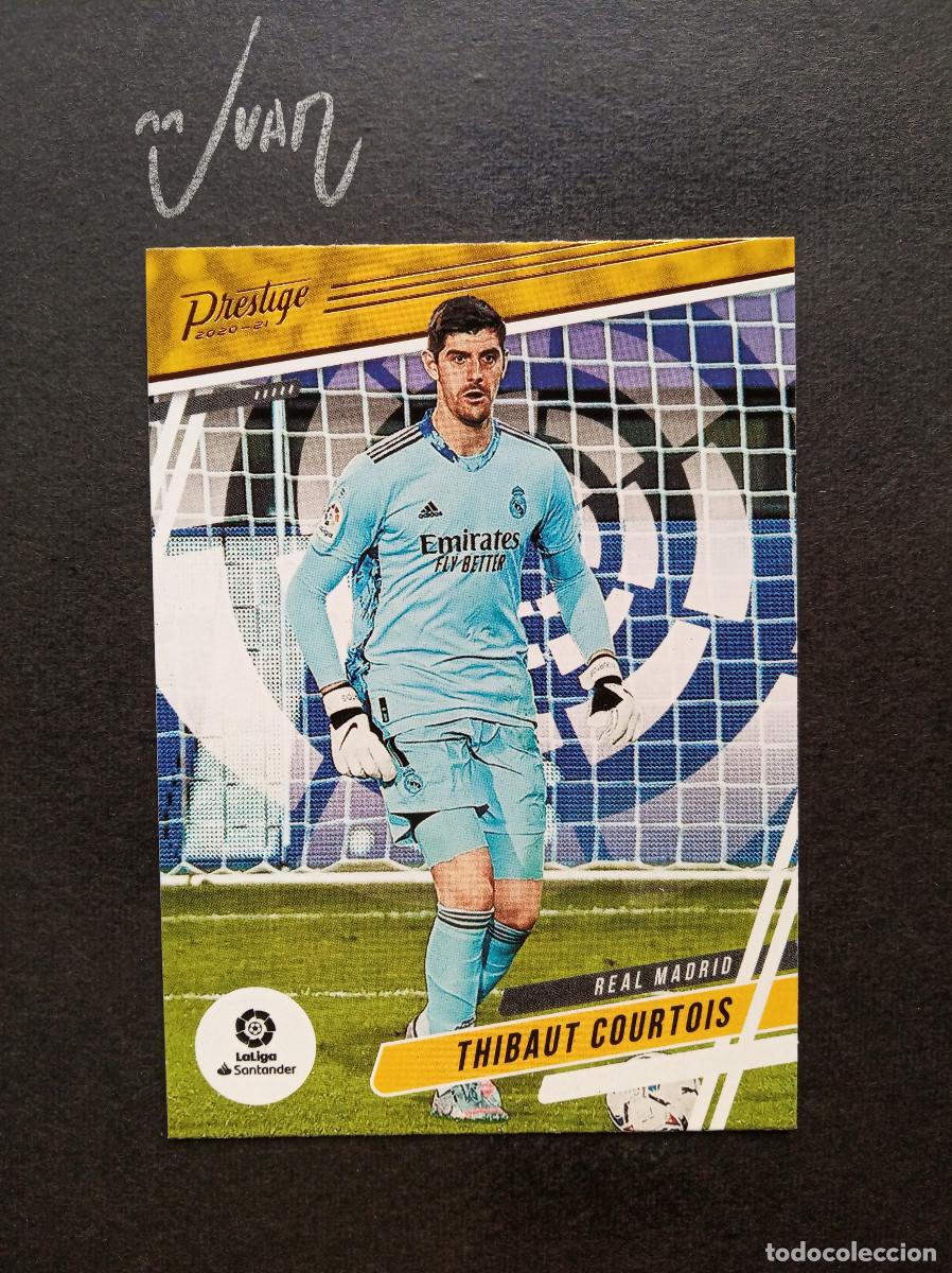 Football Stickers: N&ordm; 20 COURTOIS REAL MADRID BELGICA MUNDIAL ⚽ PANINI &reg; CHRONICLES PRESTIGE 2020 2021 LIGA 20 21 NUEVO
