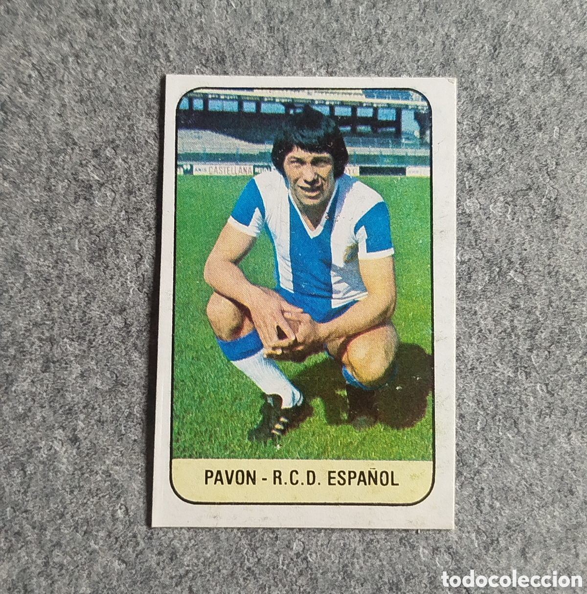 Cromos de f&uacute;tbol: PAV&Oacute;N ULTIMOS FICHAJES N&deg; 12 ESPA&Ntilde;OL EDICIONES ESTE 78 79 1978 1979 CROMO DESPEGADO FICHAJE