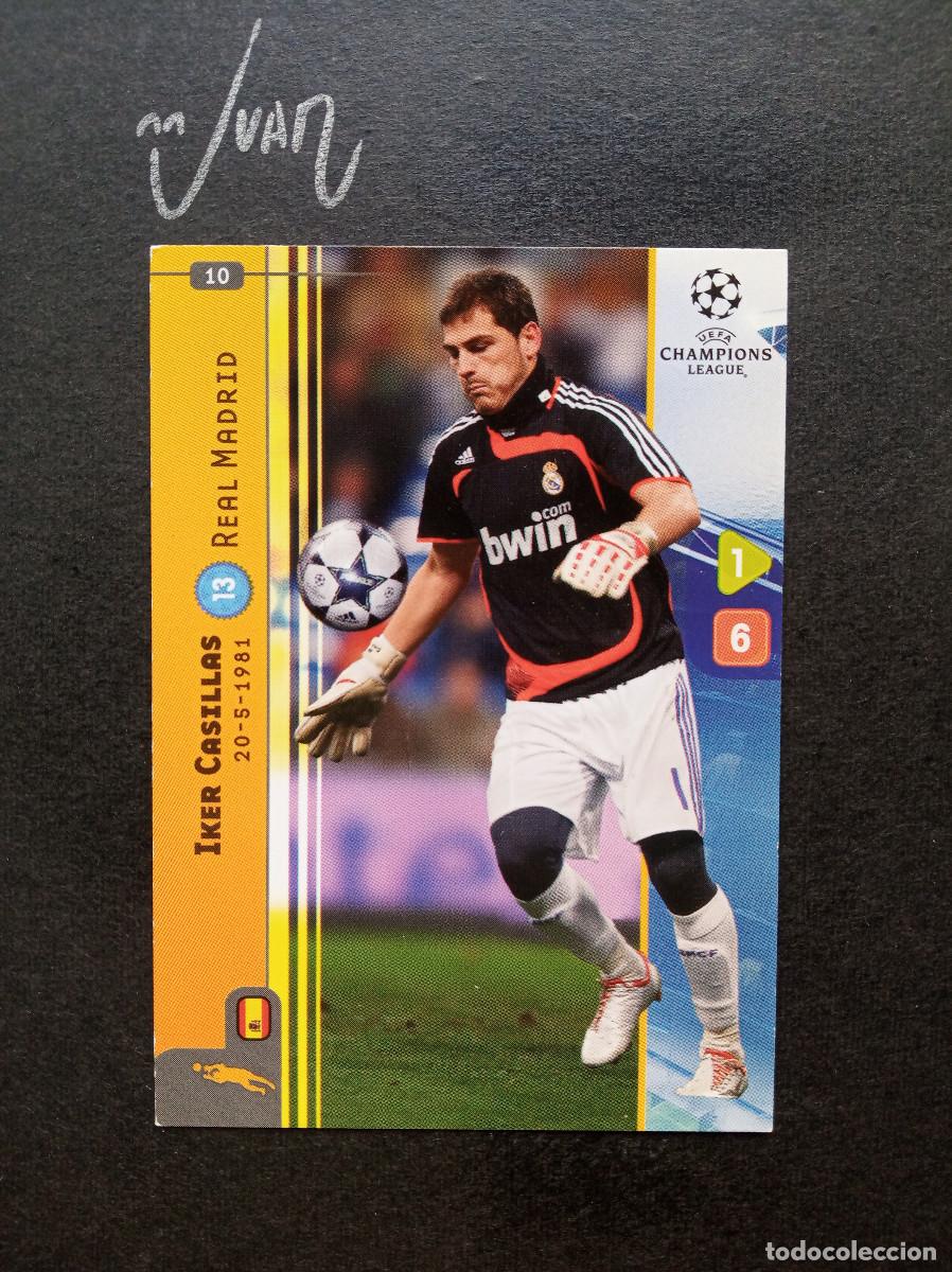 Cromos de f&uacute;tbol: N&ordm; 10 IKER CASILLAS REAL MADRID ESPA&Ntilde;A ⚽ PANINI &reg; CHAMPIONS LEAGUE 2008 2009 08 09 TRADING CARD