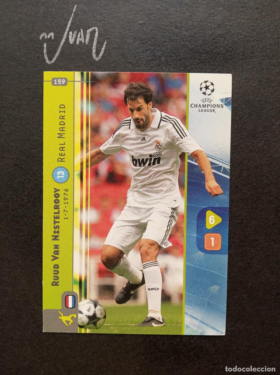 Cromos de f&uacute;tbol: 159 VAN NISTELROOY REAL MADRID NETHERLANDS ⚽ PANINI &reg; CHAMPIONS LEAGUE 2008 2009 08 09 TRADING CARD