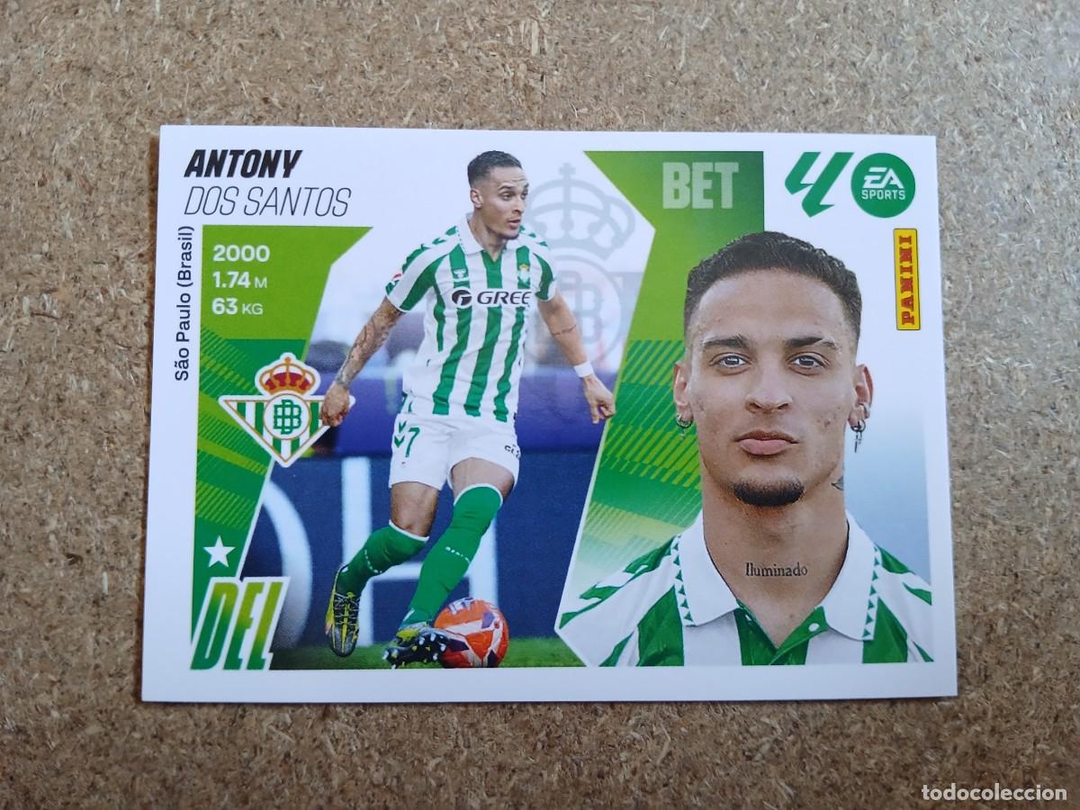 Cromos de f&uacute;tbol: ANTONY DOS SANTOS - REAL BETIS N&ordm; 17 LIGA ESTE 2025 2026 - 25 26