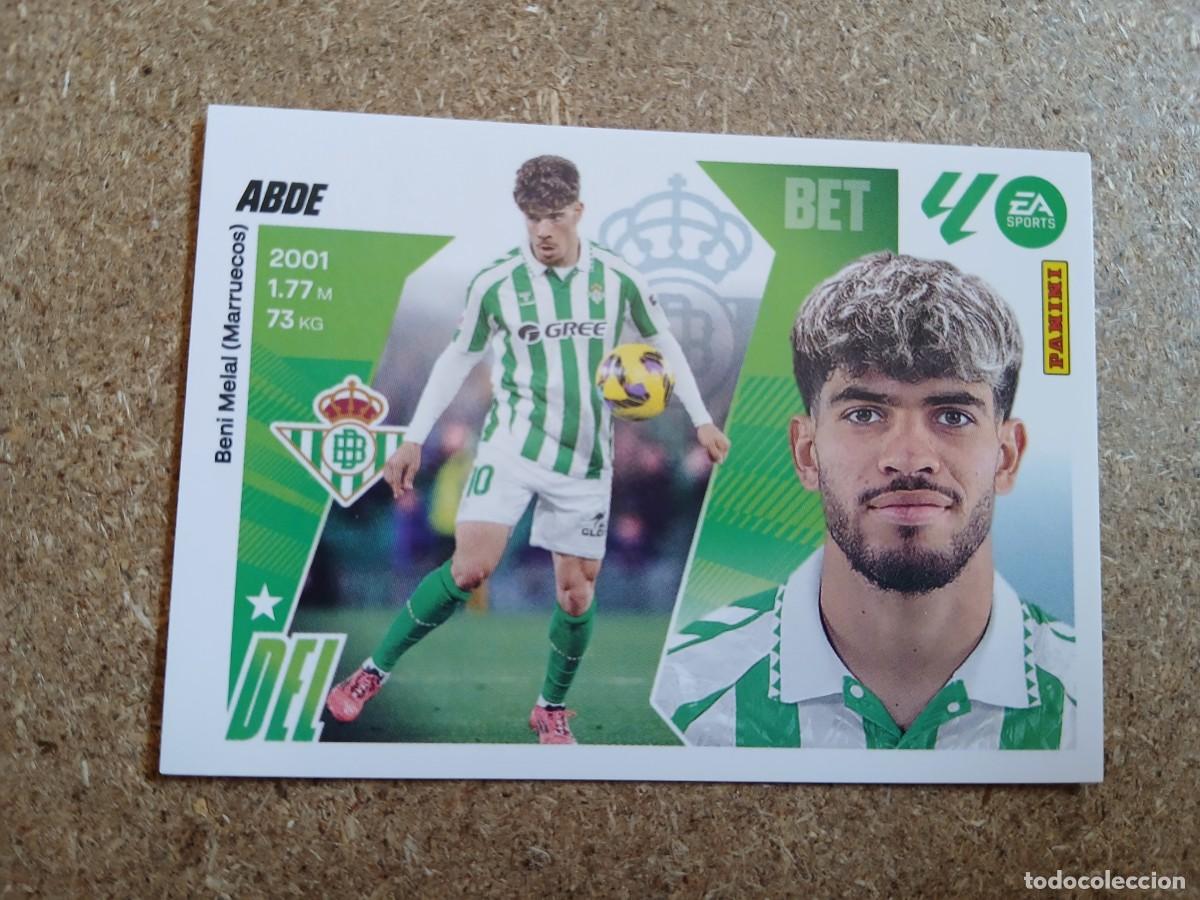 Cromos de f&uacute;tbol: ABDE - REAL BETIS N&ordm; 18 LIGA ESTE 2025 2026 - 25 26