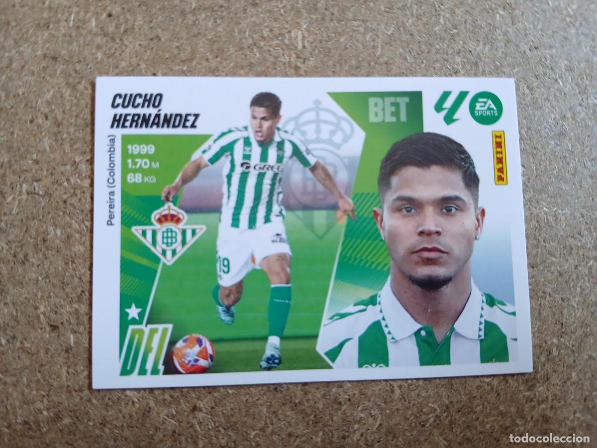 Cromos de f&uacute;tbol: CUCHO HERNANDEZ - REAL BETIS N&ordm; 20 LIGA ESTE 2025 2026 - 25 26