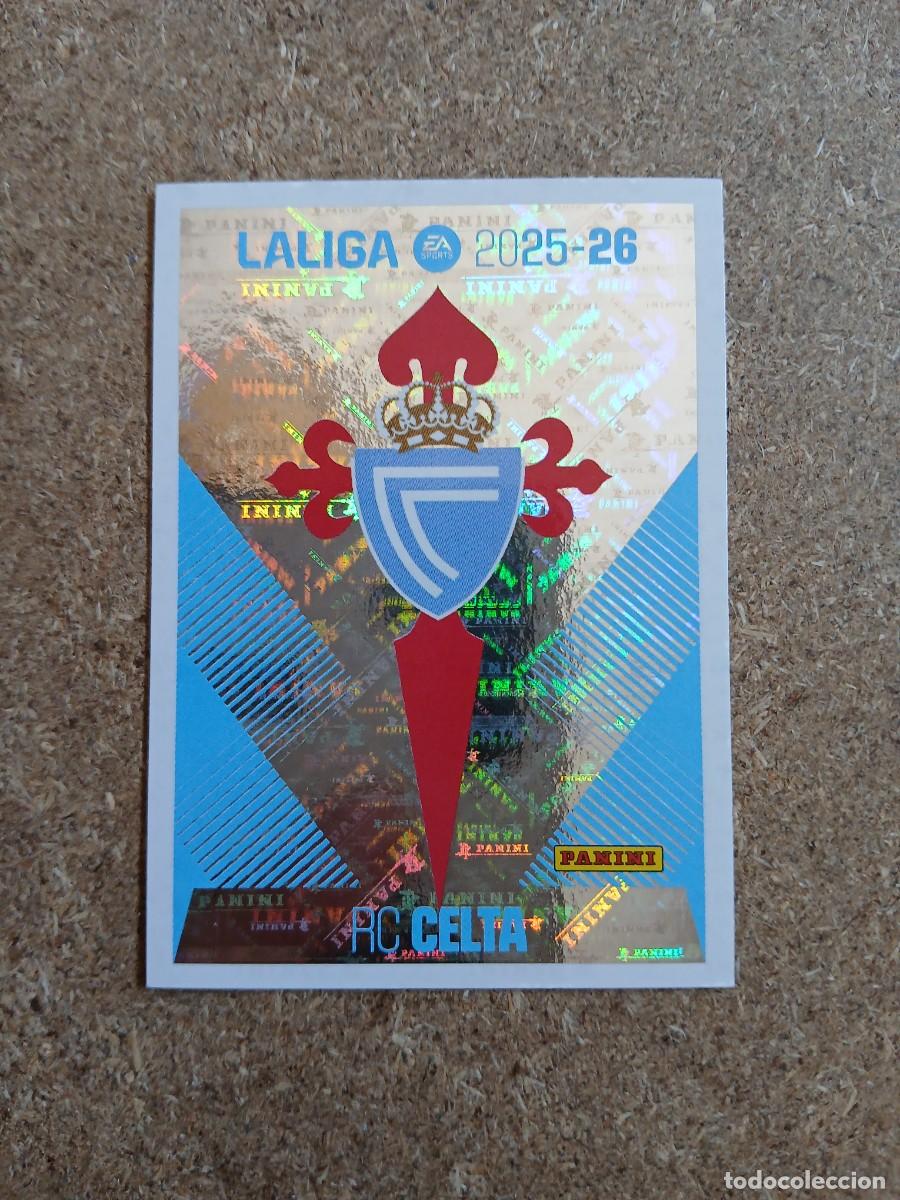 Cromos de f&uacute;tbol: ESCUDO RC CELTA - RC CELTA N&ordm; 1 LIGA ESTE 2025 2026 - 25 26