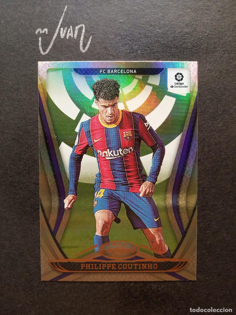 Cromos de f&uacute;tbol: N&ordm; 16 COUTINHO FC BARCELONA BRASIL ⚽ PANINI &reg; CHRONICLES CERTIFIED 2020 2021 LIGA 20 21 NUEVO