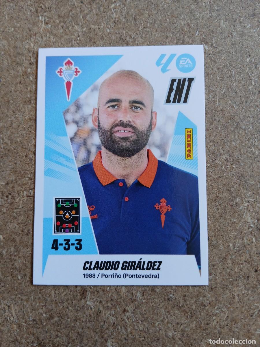 Cromos de f&uacute;tbol: ENTRENADOR CLAUDIO GIRALDEZ - RC CELTA N&ordm; 2 LIGA ESTE 2025 2026 - 25 26