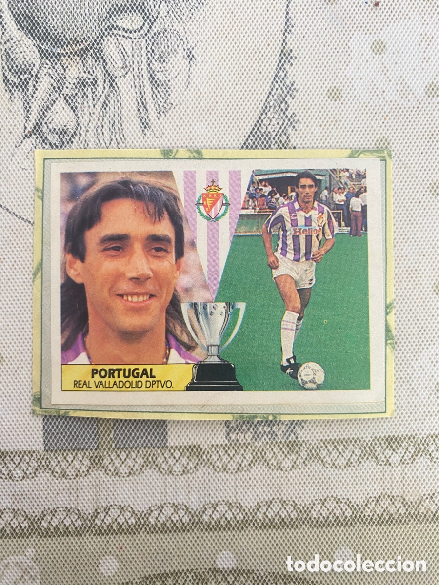 Cromos de f&uacute;tbol: FICHAJE N&ordm; 10, Portugal - Valladolid - Recortado - LIGA ESTE 87 88 1987 1988