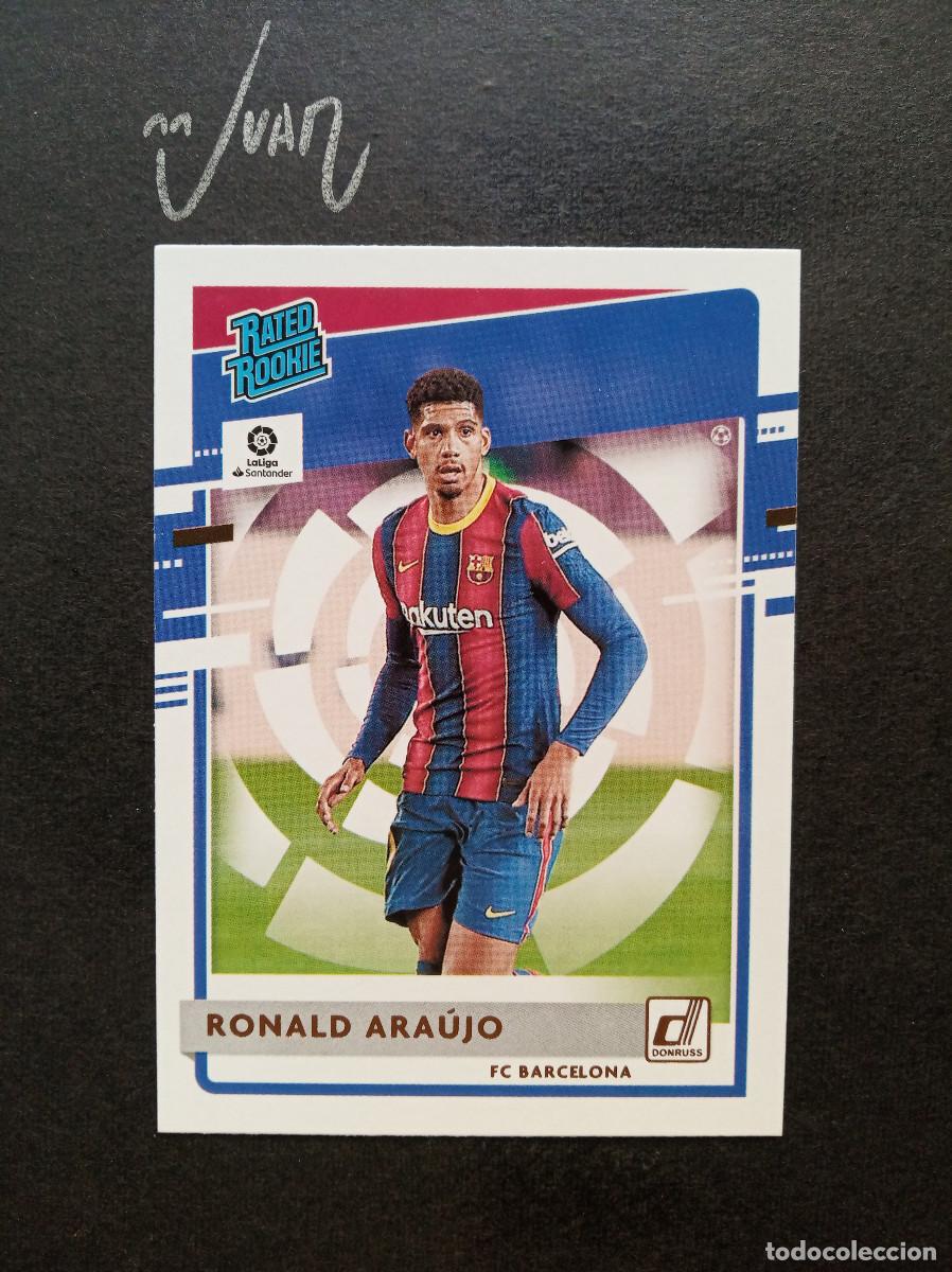 Cromos de f&uacute;tbol: N&ordm; 10 RATED ROOKIE RONALD ARAUJO BARCELONA URUGUAY⚽ PANINI &reg; CHRONICLES DONRUSS LIGA 2020 2021 20 21