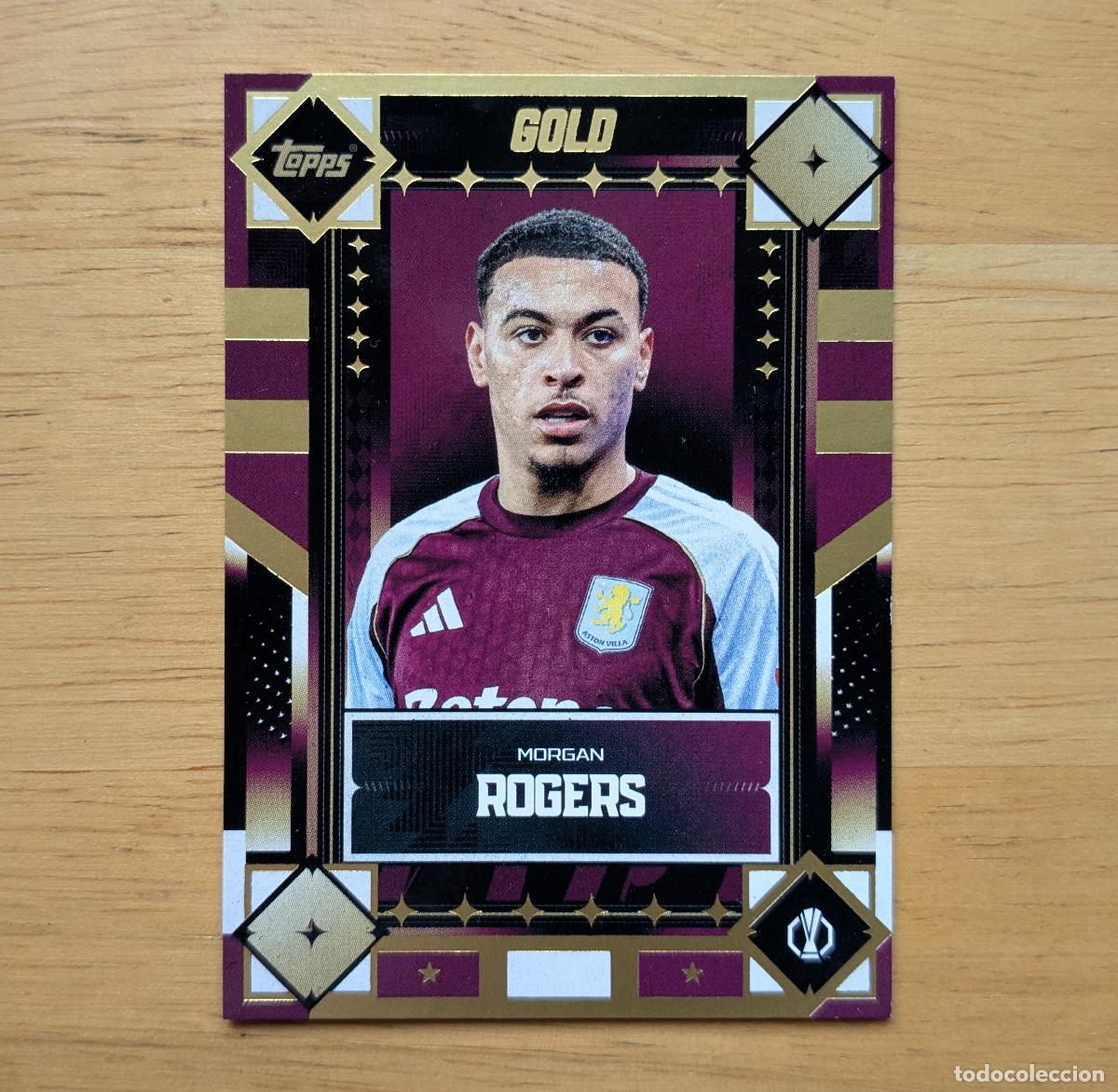 Cromos de f&uacute;tbol: TOPPS GOLD 2025-2026 - MORGAN ROGERS - GOLD - ASTON VILLA