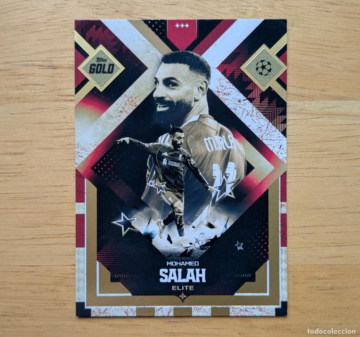 Cromos de f&uacute;tbol: TOPPS GOLD 2025-2026 - MOHAMED SALAH - ELITE - LIVERPOOL FC