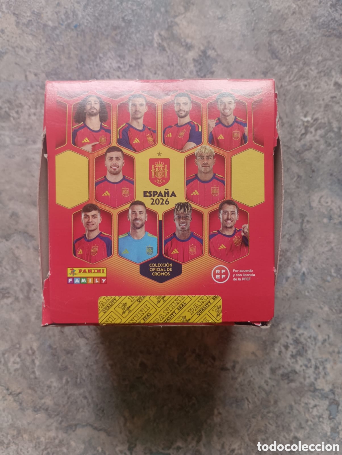 Cromos de f&uacute;tbol: Caja de cromos Mundial 2026. Carrefour