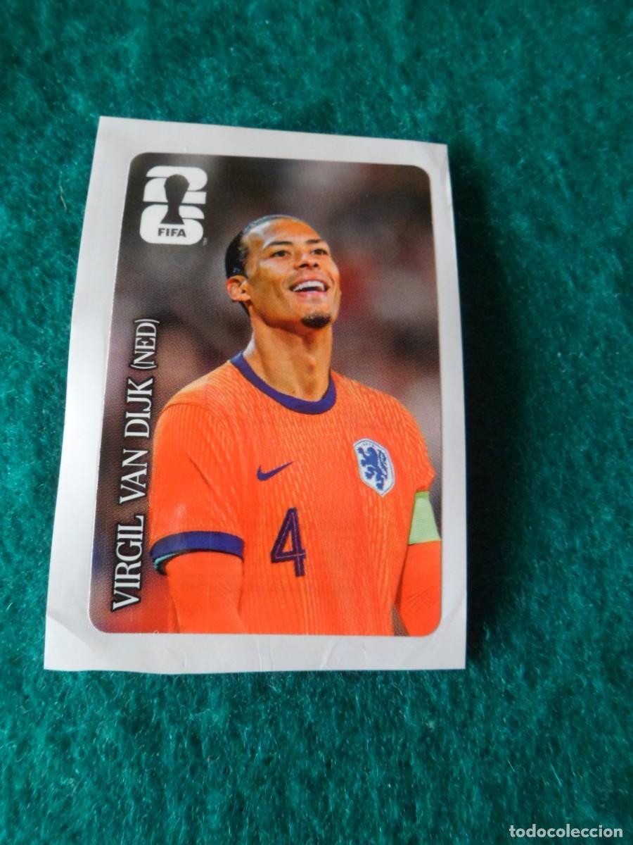 Cromos de f&uacute;tbol: CROMO FIFA WORLD CUP 2026. PANINI. COCA-COLA. VIRGIL VAN DIJK (NED)
