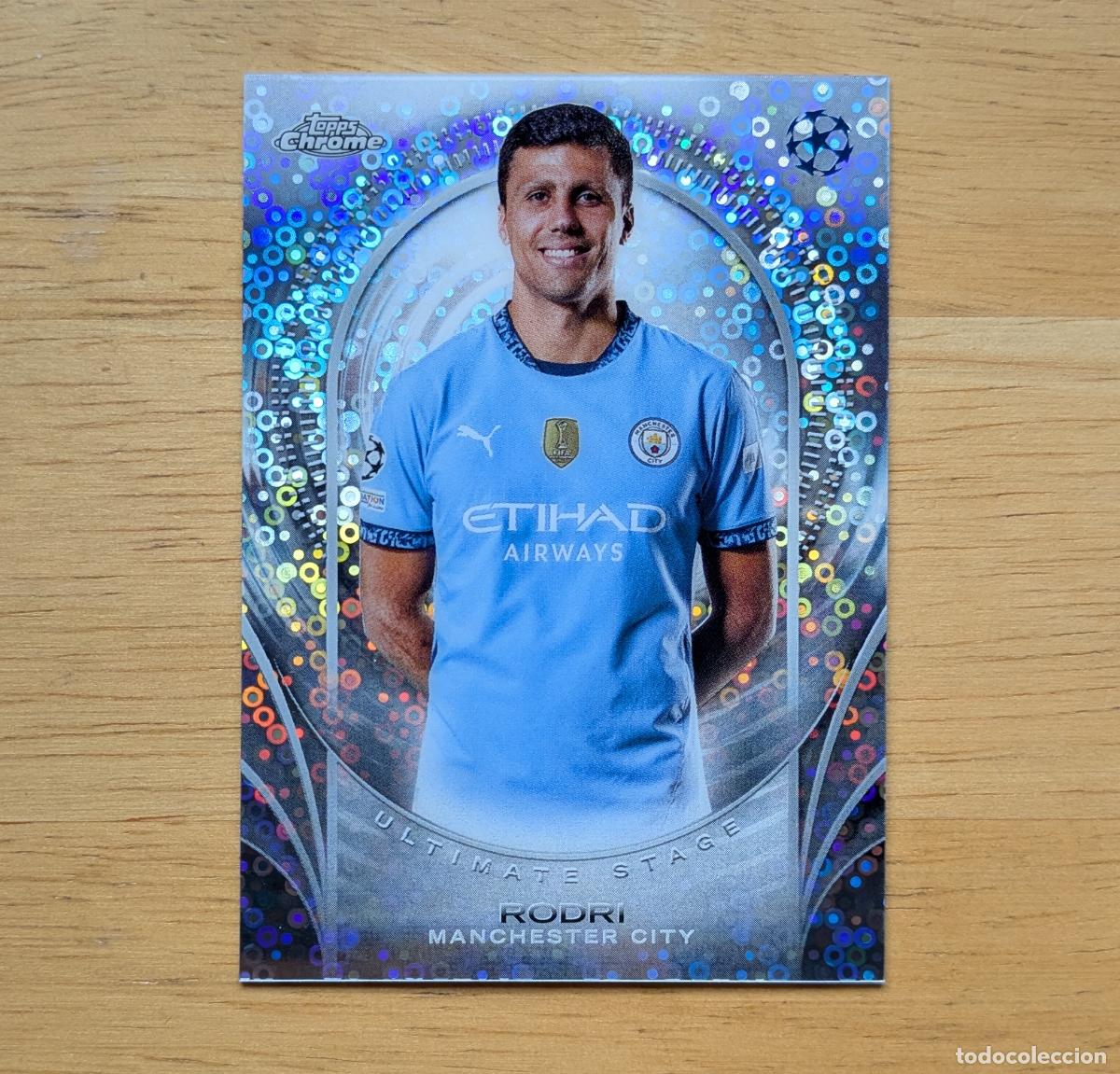 Cromos de f&uacute;tbol: TOPPS UCC FLAGSHIP 2024-2025 - RODRI - ULTIMATE STAGE - MANCHESTER CITY - USC-36