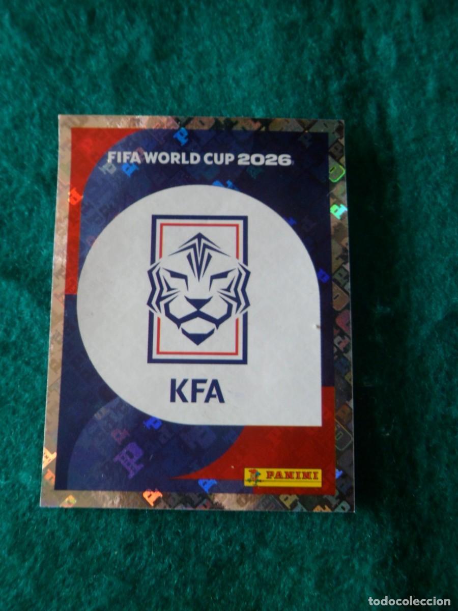 Cromos de f&uacute;tbol: CROMO FIFA WORLD CUP 2026. PANINI. LOGO KOREA DEL SUR. KOR 1