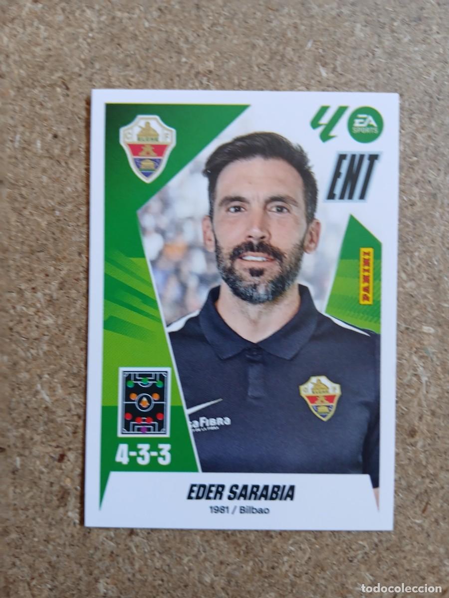 Cromos de f&uacute;tbol: ENTRENADOR EDER SARABIA - ELCHE CF N&ordm; 2 LIGA ESTE 2025 2026 - 25 26
