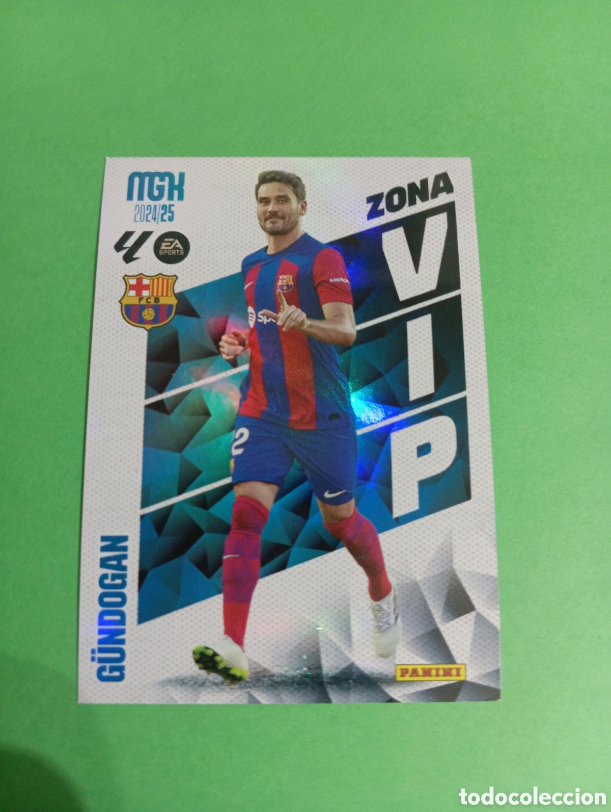 Cromos de f&uacute;tbol: G&uuml;ndogan Barcelona ZONA VIP n&deg;394 / PANINI MEGACRACKS 2024/2025
