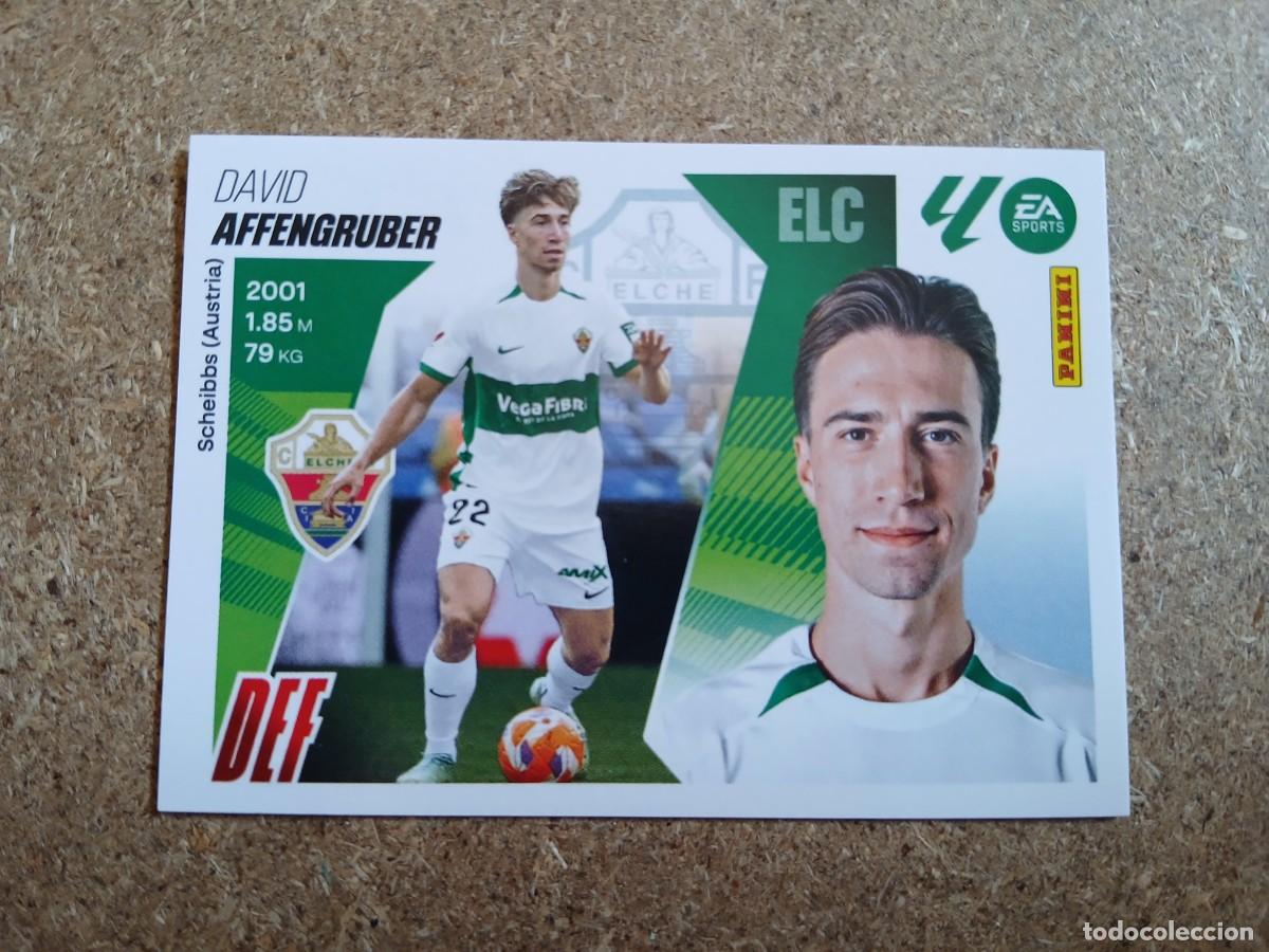 Cromos de f&uacute;tbol: DAVID AFFENGRUBER - ELCHE CF N&ordm; 7 LIGA ESTE 2025 2026 - 25 26