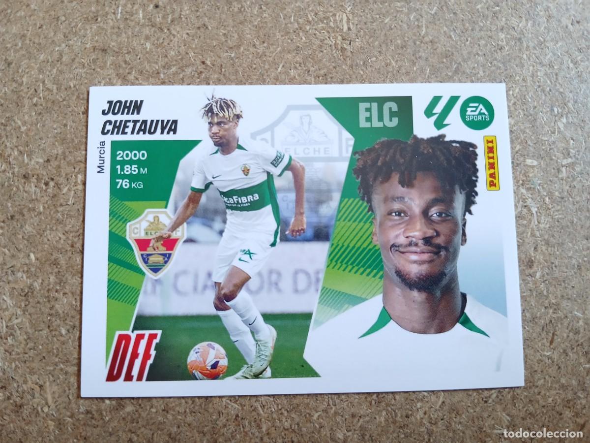 Cromos de f&uacute;tbol: JOHN CHETAUYA - ELCHE CF N&ordm; 8 LIGA ESTE 2025 2026 - 25 26