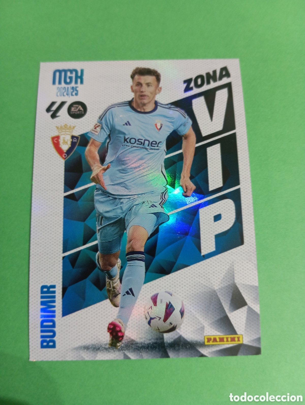 Cromos de f&uacute;tbol: Budimir Osasuna ZONA VIP n&deg;391 / PANINI MEGACRACKS 2024/2025