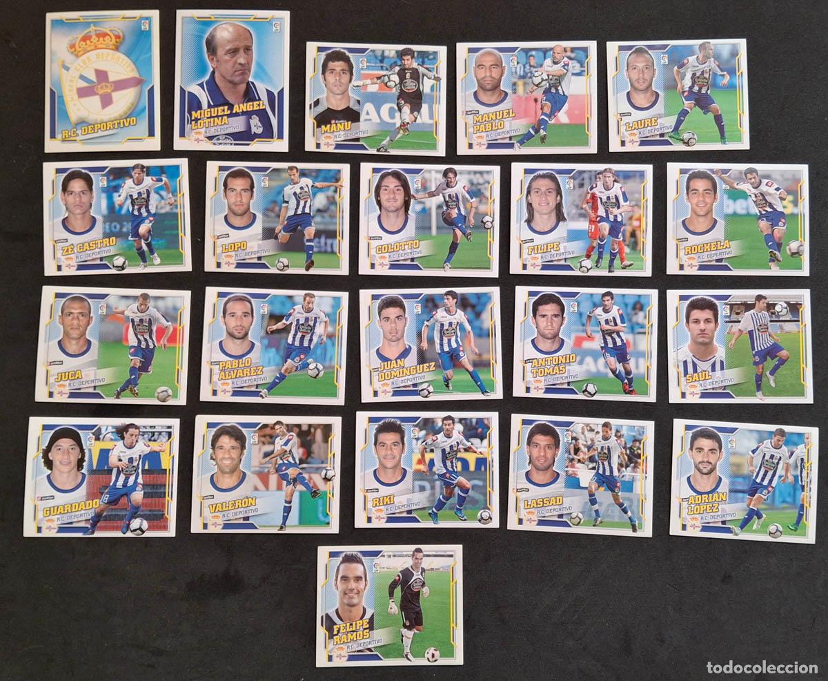 Cromos de Futebol: DEPORTIVO 21 cromos 2010-2011 Liga Colecciones Este