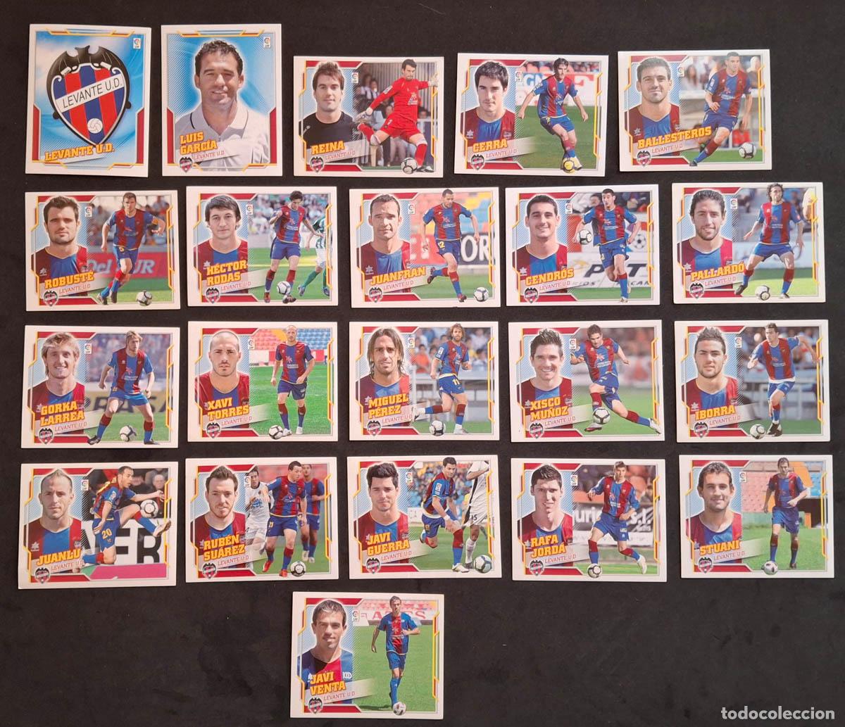 Cromos de Futebol: LEVANTE 21 cromos 2010-2011 Liga Colecciones Este