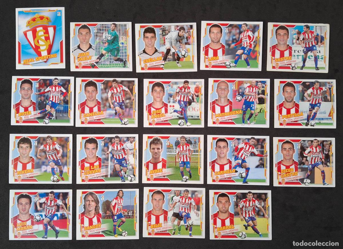 Cromos de Futebol: SPORTING DE GIJON 19 cromos 2010-2011 Liga Colecciones Este