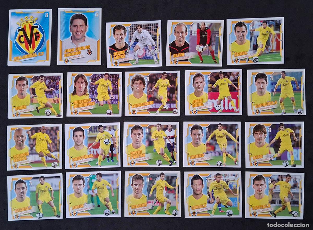 Cromos de f&uacute;tbol: VILLARREAL 20 cromos 2010-2011 Liga Colecciones Este