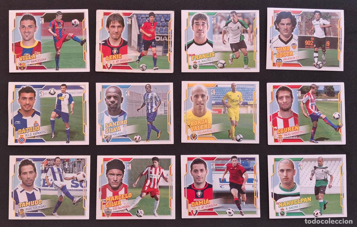 Cromos de f&uacute;tbol: ULTIMOS FICHAJES 12 cromos 2010-2011 Liga Colecciones Este