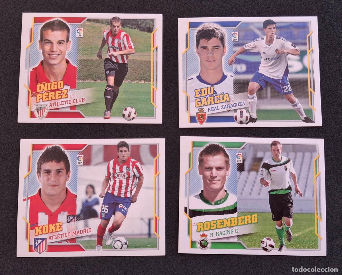 Cromos de f&uacute;tbol: COLOCA 4 cromos 2010-2011 Liga Colecciones Este